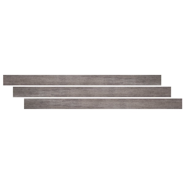 Ackland 0.75 in. T x 94 in. L x 0.63 in. W Ashen Grove Luxury Vinyl Flooring Trim Quarter Round AKVTVASGR-QR - main